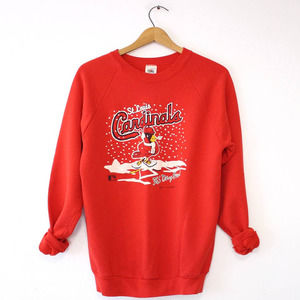 Vintage St Louis Missouri Cardinals Baseball Sweatshirt Large
